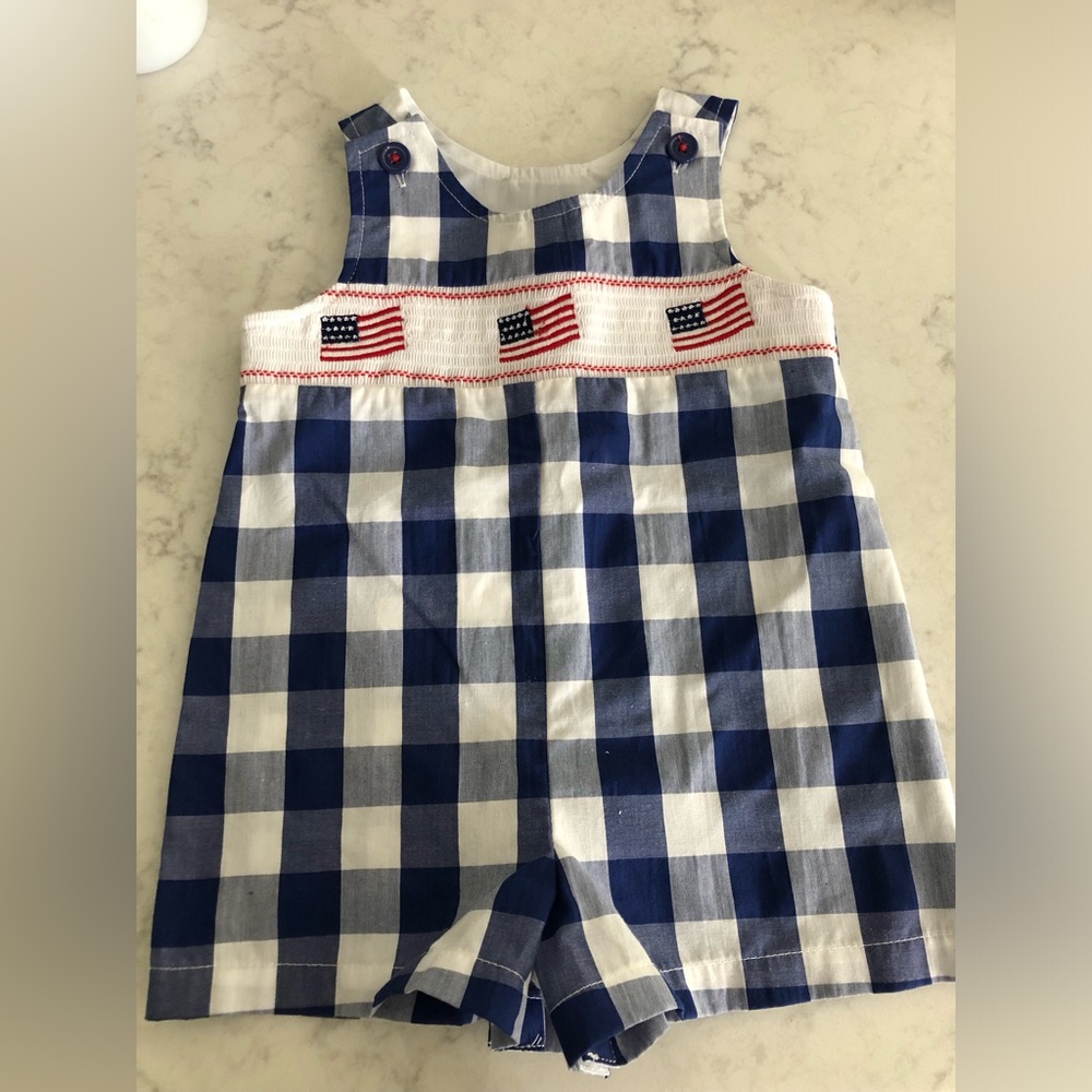 Goodlad Patriotic Shortall - Size 12 mos - NWT